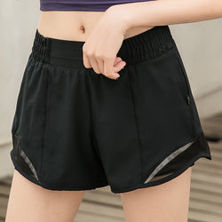 Sports Shorts Women Faux Two Piece Fitness Shorts Running Shorts Summer Fitness Shorts