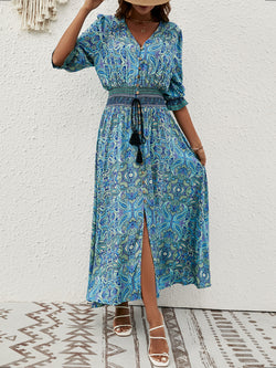 Printed Sleeve Belted