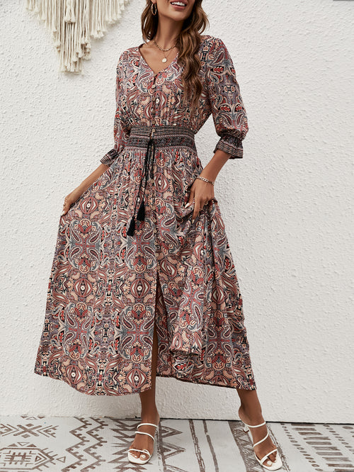 Printed Sleeve Belted