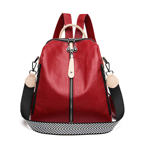 Soft Leather Backpack Fashion