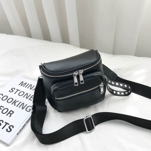 Large-capacity Casual All-match Wideband Single Shoulder Messenger Small Square Bag