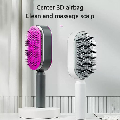 3D Hair Growth Comb Hairbrush Self-Cleaning