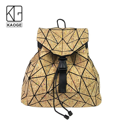 Natural Cork Backpack Wooden Vegan Bag