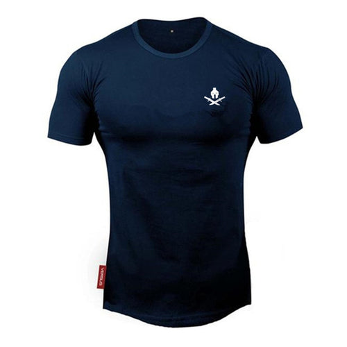 New brand Clothing fitness Running t shirt men O-neck t-shirt cotton bodybuilding Sport shirts tops gym men t shirt