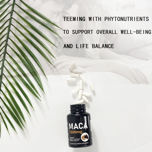 Maca Capsules  root herbal supplement maca extract energy stamina maca root extract capsules