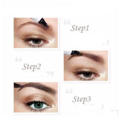 Waterproof Natural Eyebrow Pen Four-claw Eye Brow Tint Fork