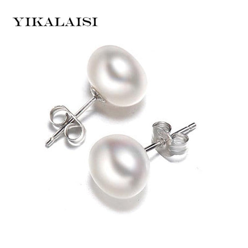 YIKALAISI Pearl Earrings Jewelry 925 sterling silver jewelry