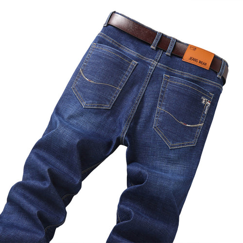 Heren slim-fit denim zakelijke jeans