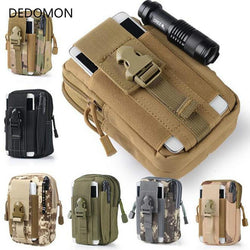 Men's Outdoor Camping Tactical Molle Pouch Belt Military WaistSoft Sport Running Pouch Travel Bags