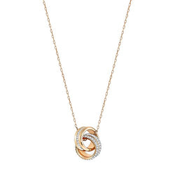 Swarovski Jewelry Crystal Elegance Stones on Rhodium and Rose Gold-Tone