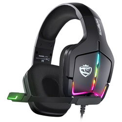 S12 Head mounted gaming headset wired RGB computer gaming headset PS4 headset