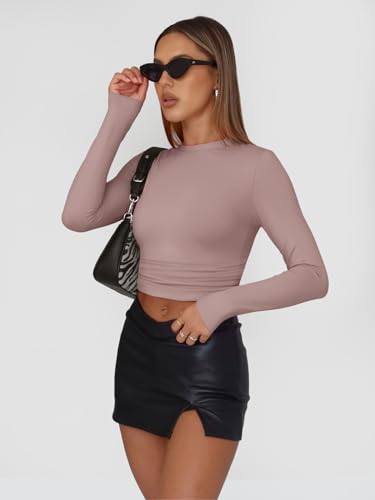 Long Sleeve Basic Spring Crop