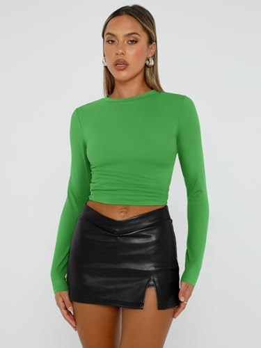 Long Sleeve Basic Spring Crop