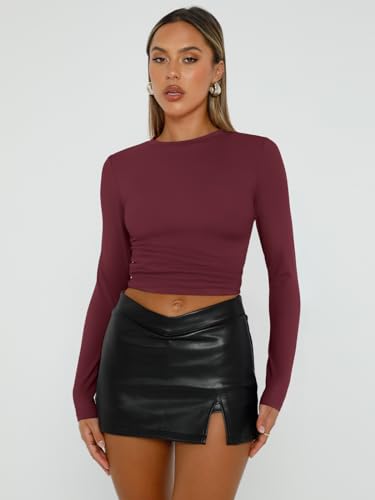 Long Sleeve Basic Spring Crop