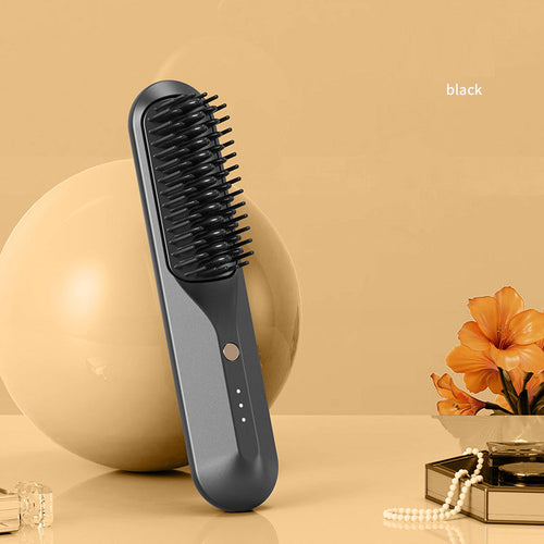 Household and business travel wireless portable electric heating small shape straightening comb