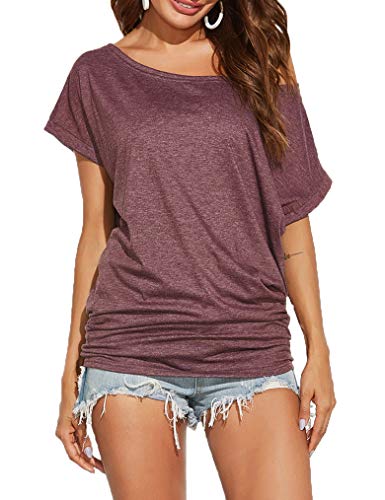 Off Shoulder Casual Loose Short Sleeve