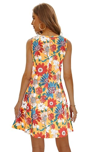 Casual Sundress Cover Ups Sleeveless