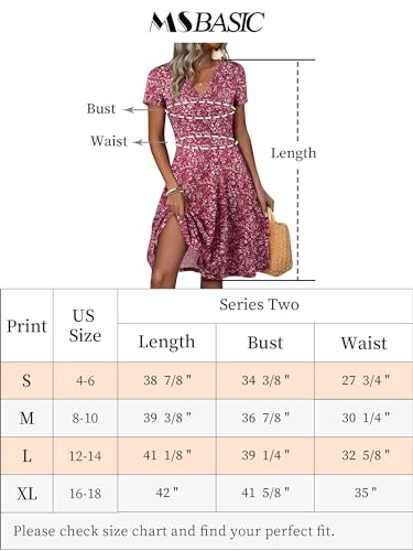 Short Sleeve V Neck Wrap Casual Midi