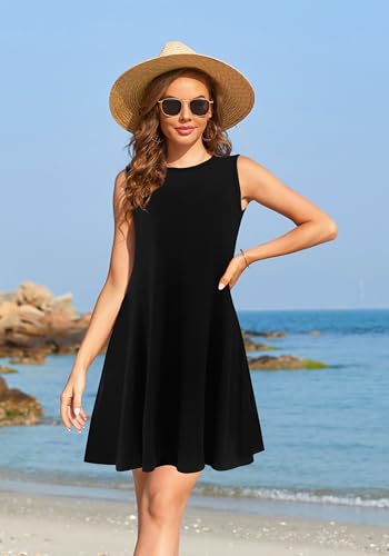 Casual Sundress Cover Ups Sleeveless