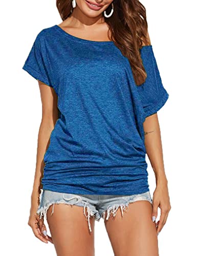 Off Shoulder Casual Loose Short Sleeve