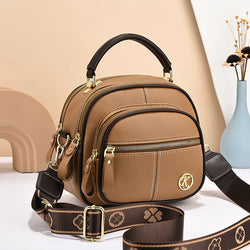 Versatile Multi-zipper Small Square Bag