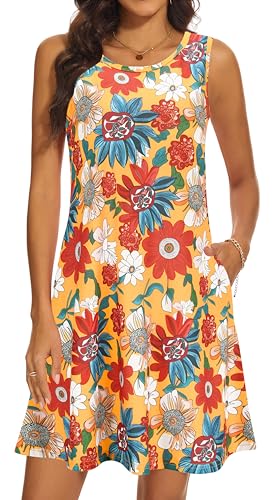 Casual Sundress Cover Ups Sleeveless