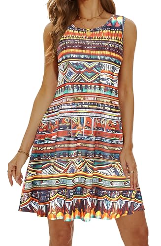 Casual Sundress Cover Ups Sleeveless