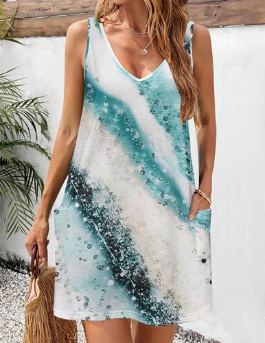 HOTOUCH Boho Beach V Neck Loose Tank