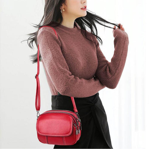 Women Shoulder Bag Crossbody Messenger Bags Pu Leather Handbag