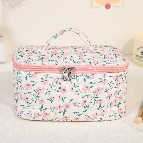 Floral Makeup  Travel Portable