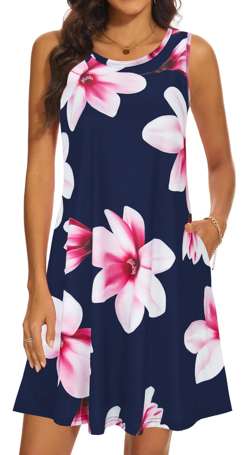 Casual Sundress Cover Ups Sleeveless