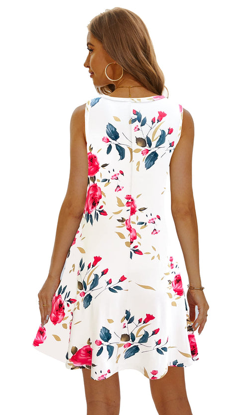 Casual Sundress Cover Ups Sleeveless