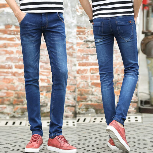 Men's  Quality Casual Slim Business Denim Jeans