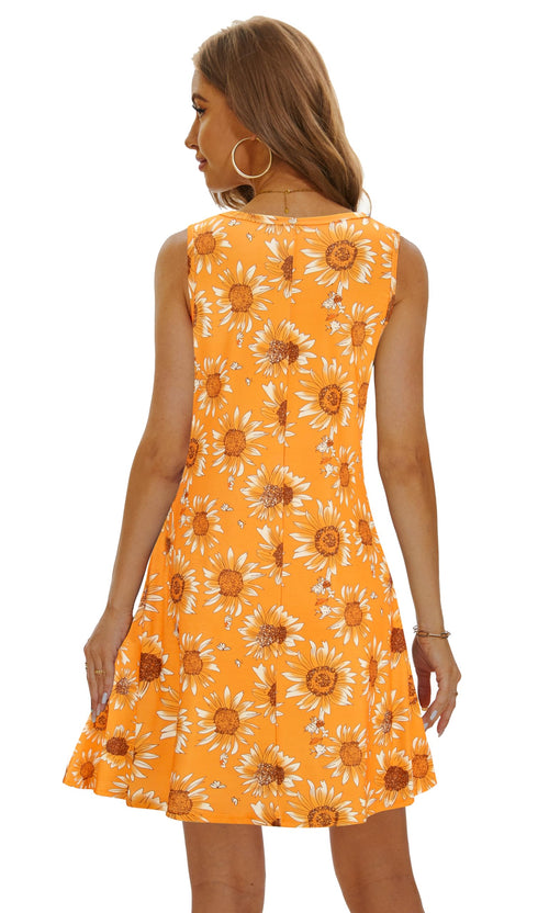 Casual Sundress Cover Ups Sleeveless