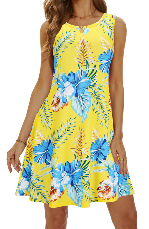 Casual Sundress Cover Ups Sleeveless