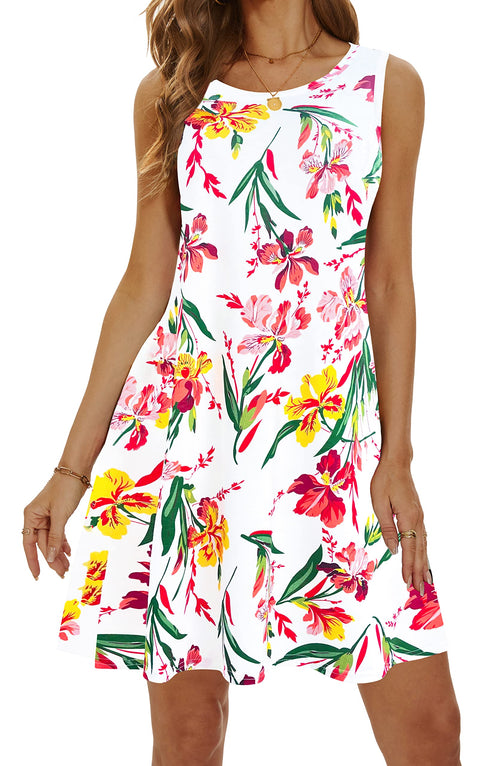 Casual Sundress Cover Ups Sleeveless