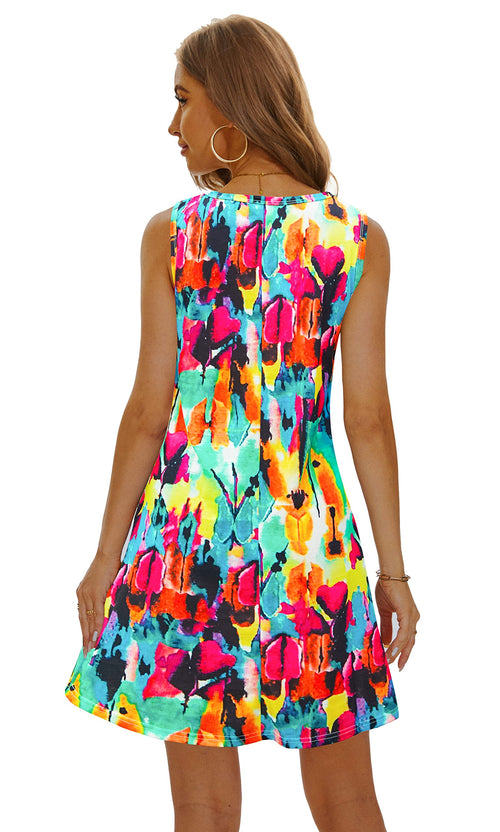 Casual Sundress Cover Ups Sleeveless