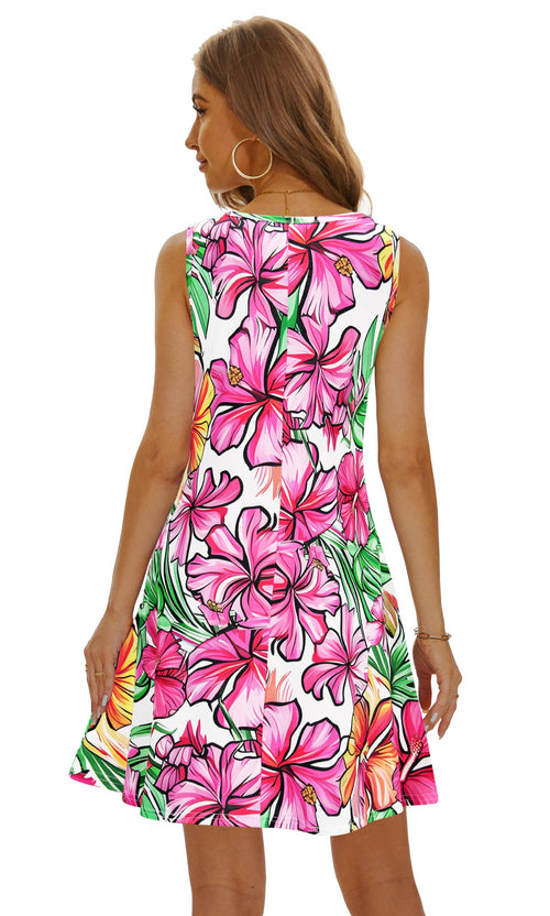 Casual Sundress Cover Ups Sleeveless