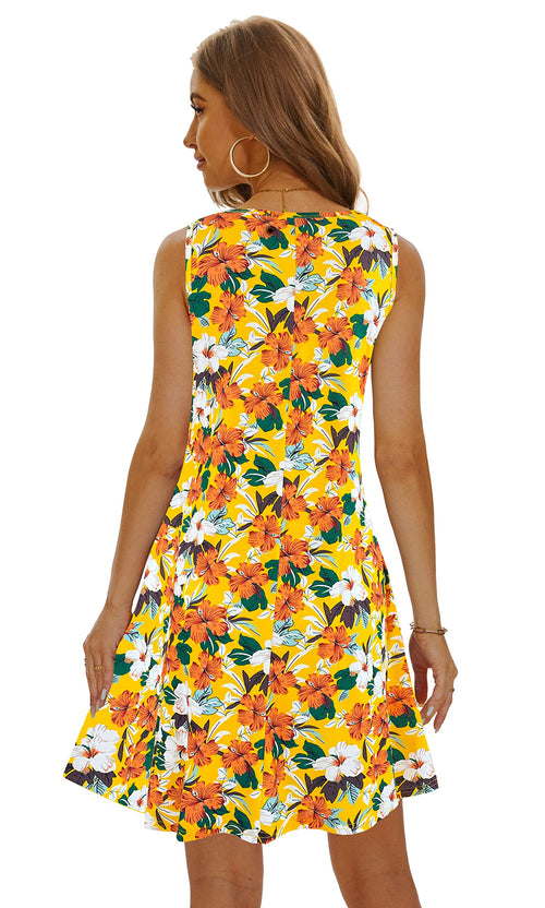 Casual Sundress Cover Ups Sleeveless