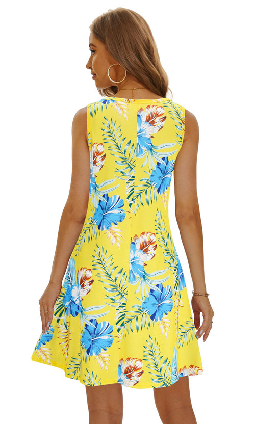 Casual Sundress Cover Ups Sleeveless