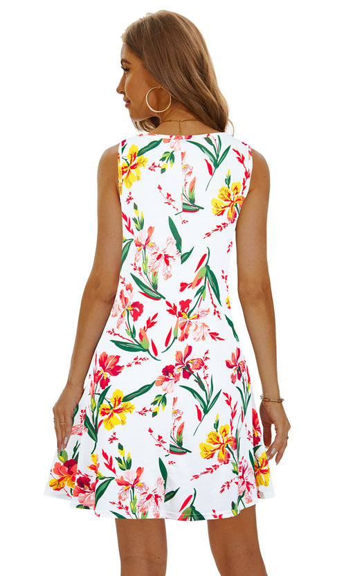 Casual Sundress Cover Ups Sleeveless