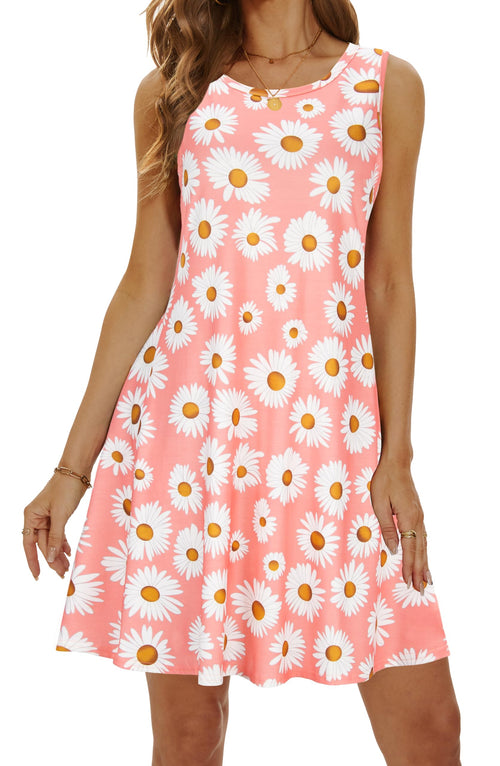 Casual Sundress Cover Ups Sleeveless