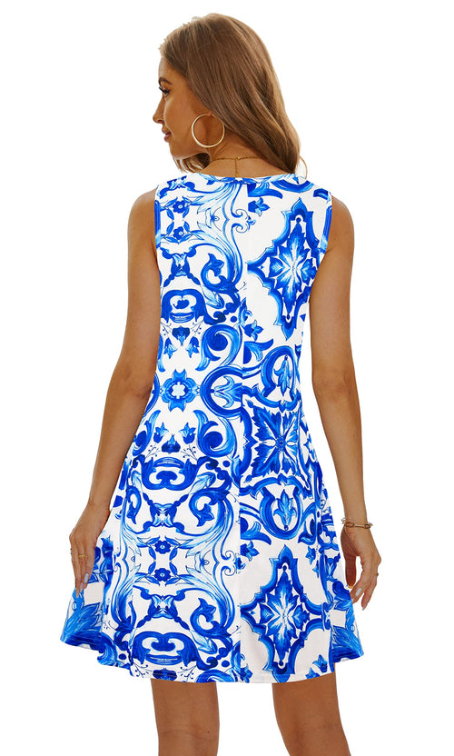 Casual Sundress Cover Ups Sleeveless