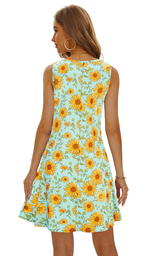 Casual Sundress Cover Ups Sleeveless