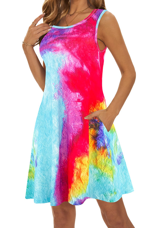 Casual Sundress Cover Ups Sleeveless