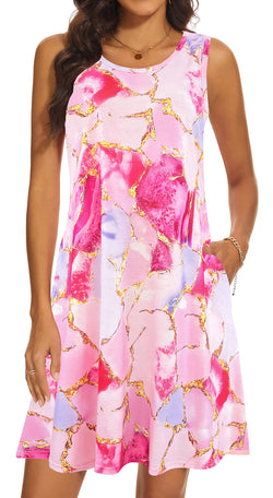 Casual Sundress Cover Ups Sleeveless