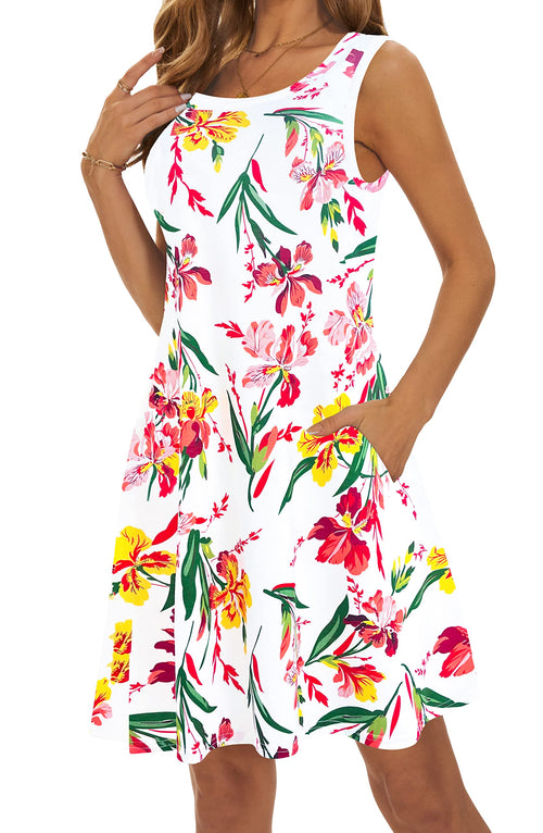 Casual Sundress Cover Ups Sleeveless