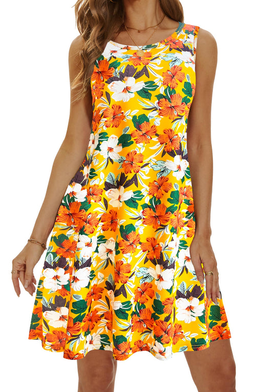 Casual Sundress Cover Ups Sleeveless