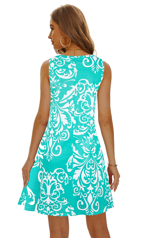 Casual Sundress Cover Ups Sleeveless