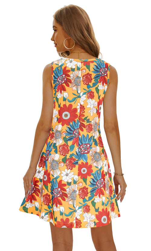 Casual Sundress Cover Ups Sleeveless